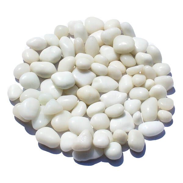 Polished White Pebbles