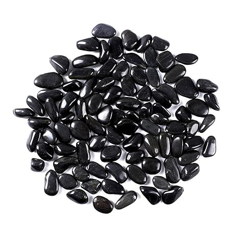 Polished Black Pebbles 22